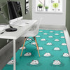 Hippo Print Pattern Floor Mat-grizzshop