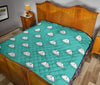 Hippo Print Pattern Quilt-grizzshop