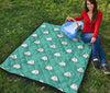 Hippo Print Pattern Quilt-grizzshop