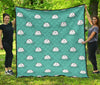 Hippo Print Pattern Quilt-grizzshop