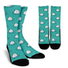 Hippo Print Pattern Unisex Crew Socks-grizzshop