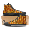 Hive Honey Bee Print High Top Shoes-grizzshop