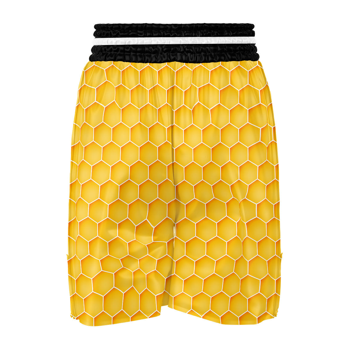 Hive Honey Bee Print Pattern Boxing Shorts-grizzshop