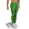 Ho Ho Christmas Santa Print Pattern Men's Leggings-grizzshop