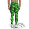 Ho Ho Christmas Santa Print Pattern Men's Leggings-grizzshop