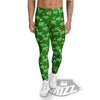 Ho Ho Christmas Santa Print Pattern Men's Leggings-grizzshop