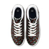 Ho Ho Ho Christmas Print Pattern White Low Top Sneakers-grizzshop