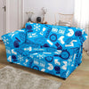 Hockey Print Pattern Loveseat Cover-grizzshop