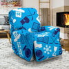 Hockey Print Pattern Recliner Cover-grizzshop