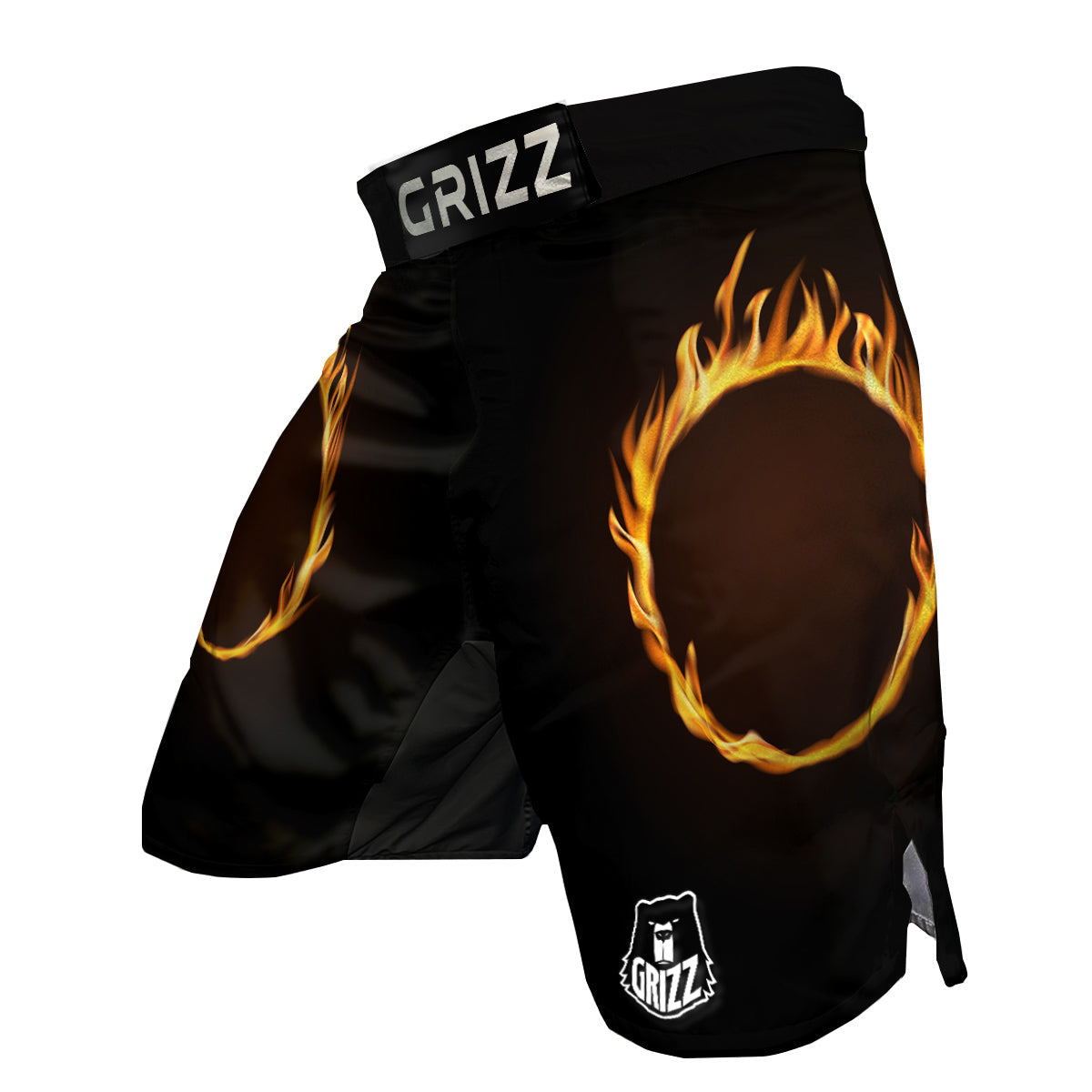 Hole Burning Print MMA Shorts-grizzshop