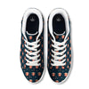 Holiday Christmas Cup Print Pattern White Low Top Sneakers-grizzshop