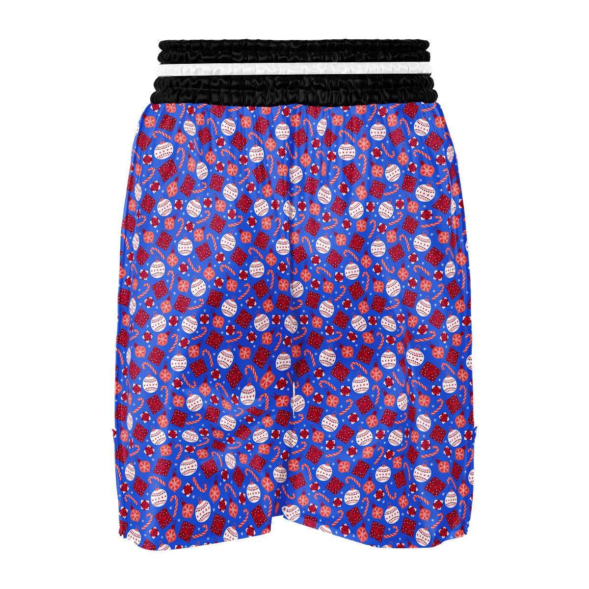 Holiday Elements Christmas Print Pattern Boxing Shorts-grizzshop