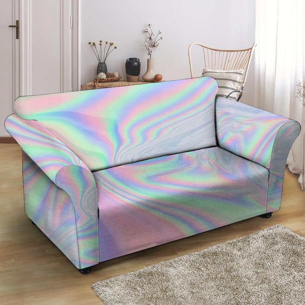 Holographic Abstract Loveseat Cover-grizzshop