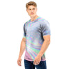 Holographic Abstract Men T Shirt-grizzshop