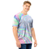 Holographic Abstract Men T Shirt-grizzshop