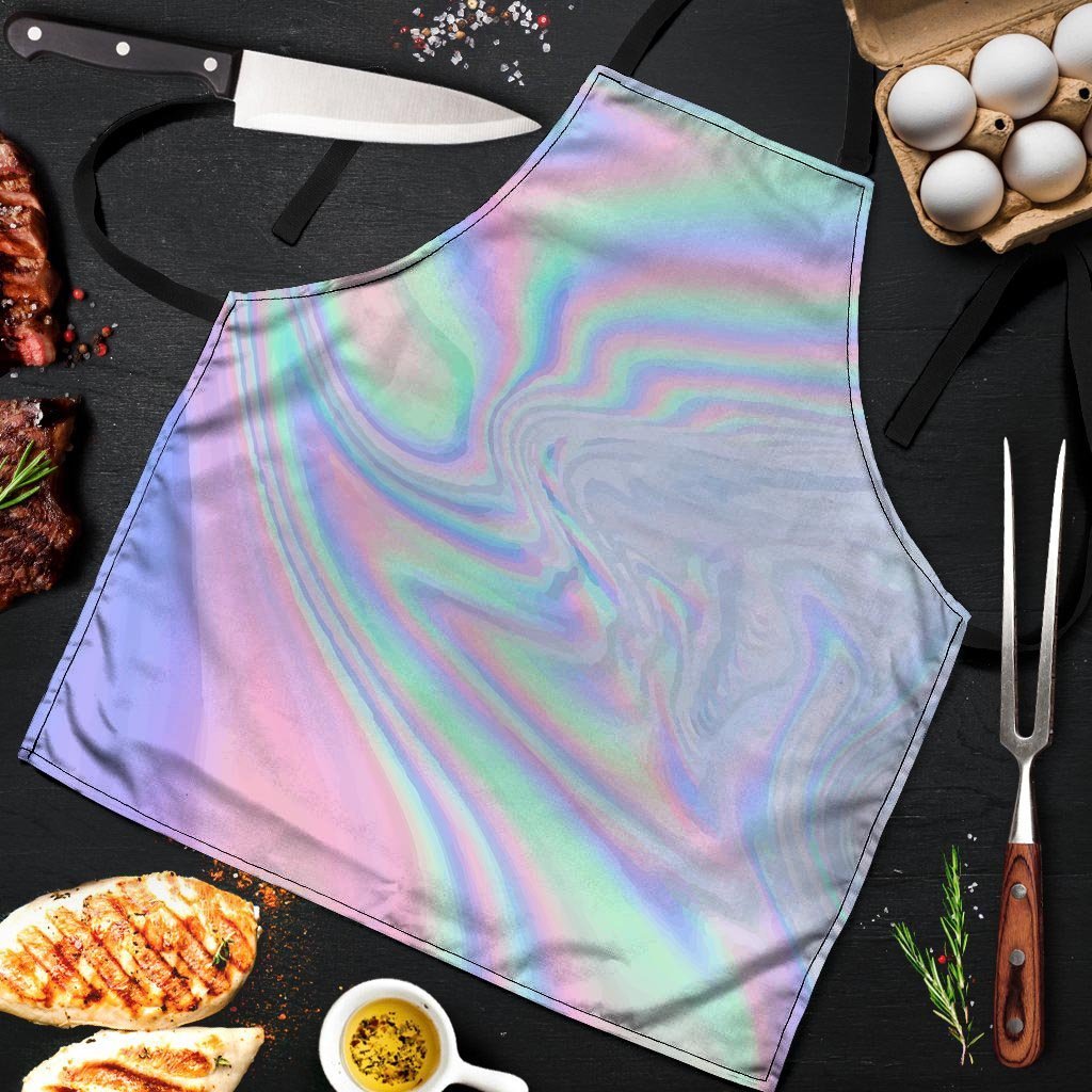 Holographic Abstract Men's Apron-grizzshop