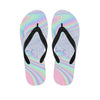 Holographic Abstract Men's Flip Flops-grizzshop