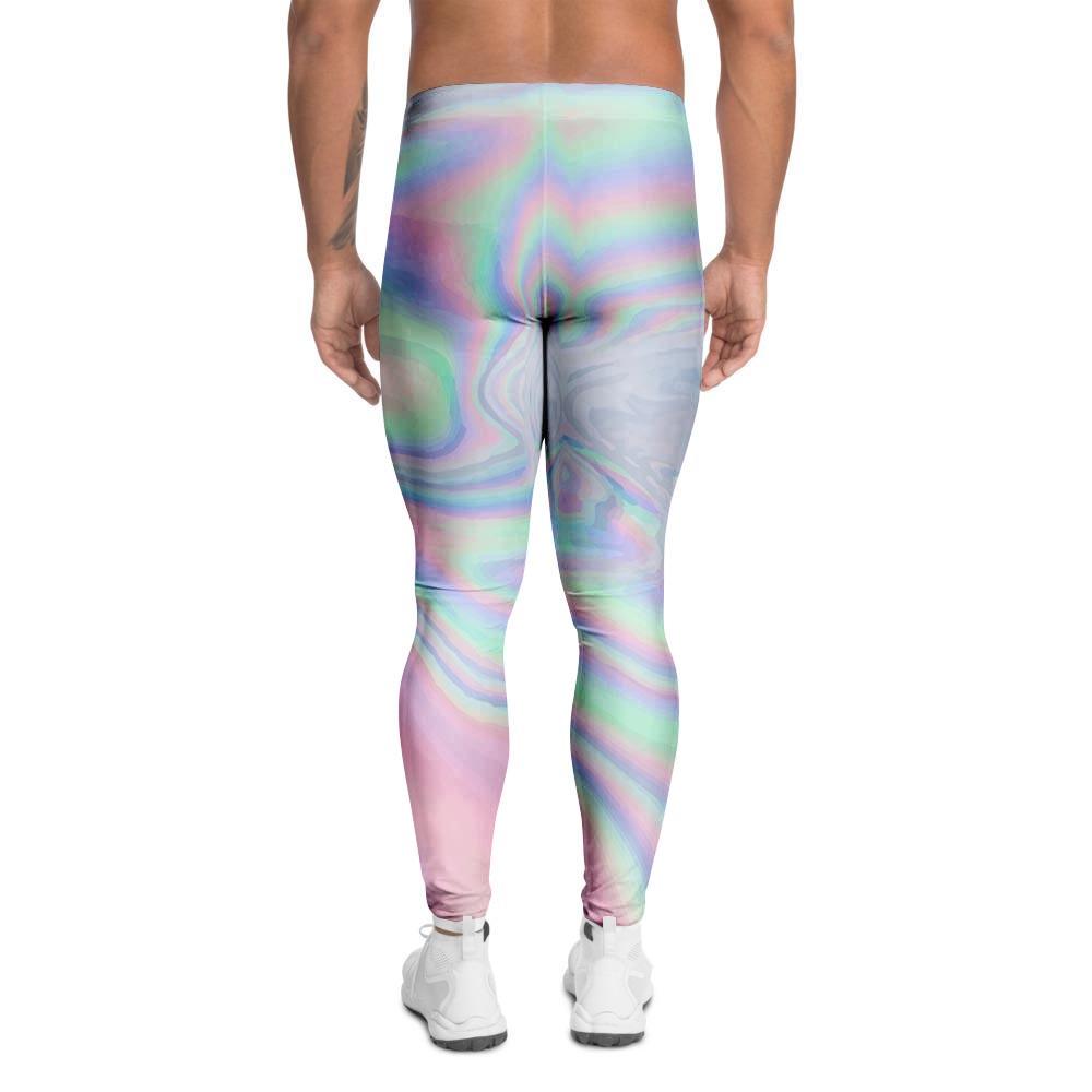 Holographic Abstract Men's Leggings-grizzshop