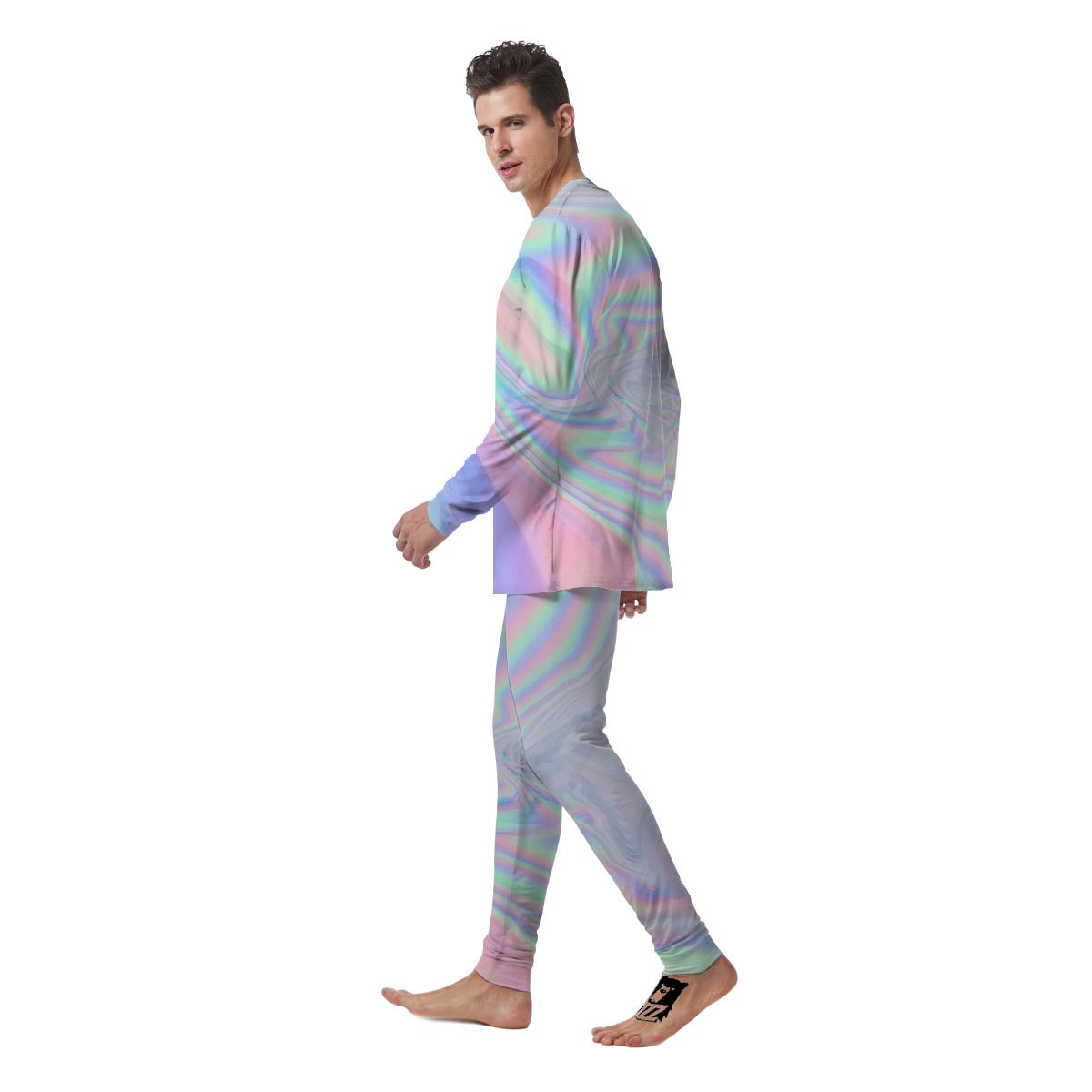 Holographic Abstract Men's Pajamas-grizzshop