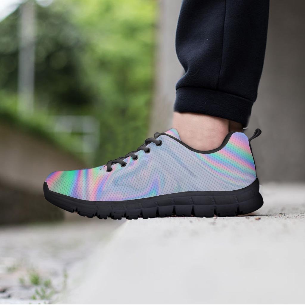 Holographic Abstract Men's Sneakers-grizzshop