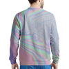 Holographic Abstract Men's Sweatshirt-grizzshop