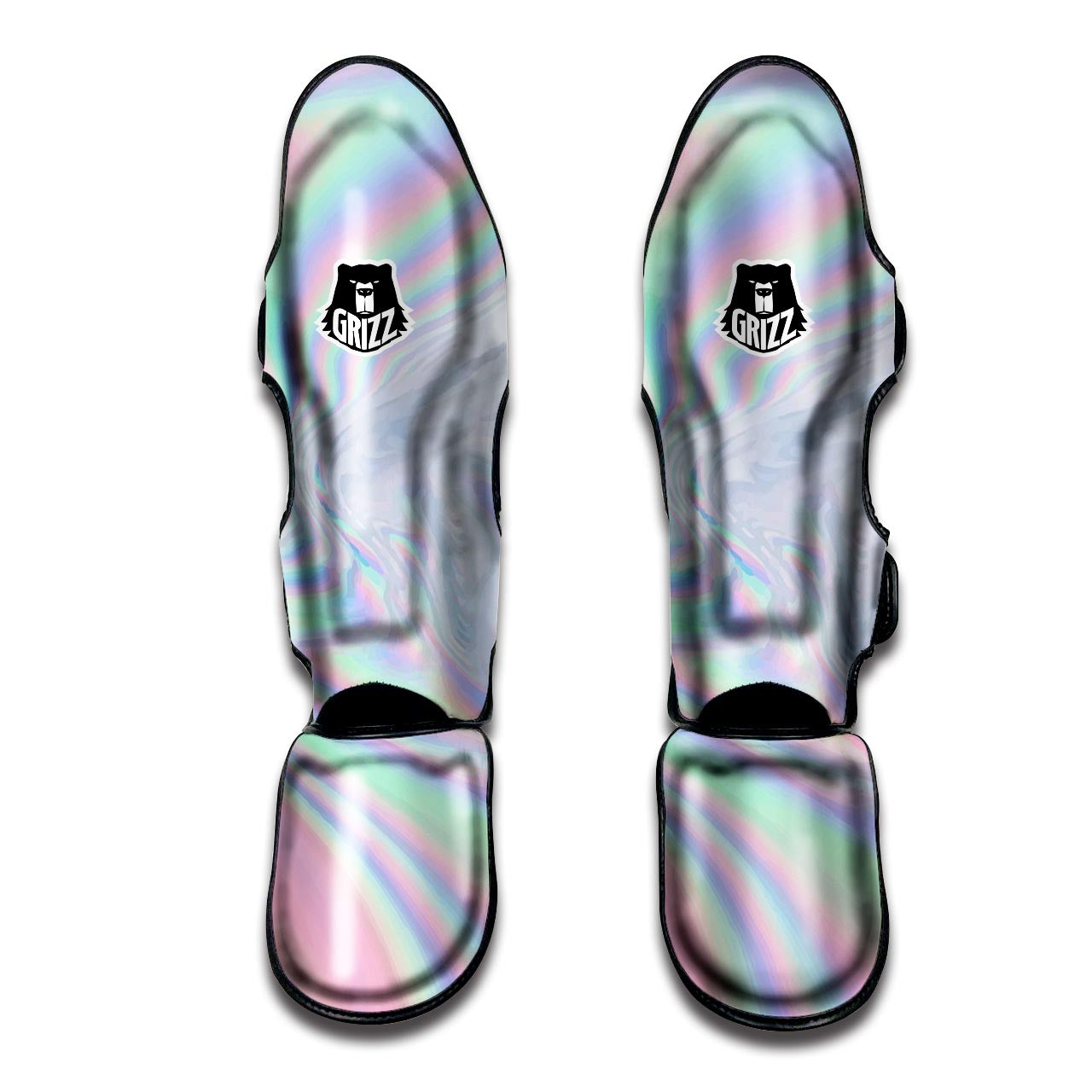 Holographic Abstract Muay Thai Shin Guard-grizzshop