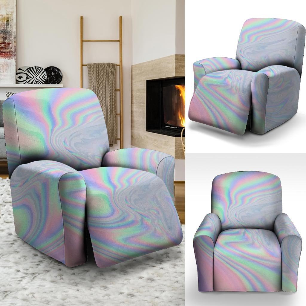 Holographic Abstract Recliner Cover-grizzshop