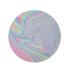 Holographic Abstract Round Rug-grizzshop