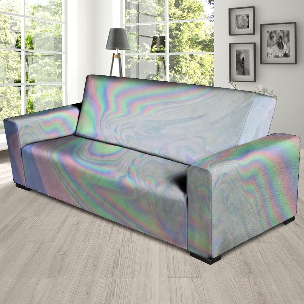 Holographic Abstract Sofa Cover-grizzshop