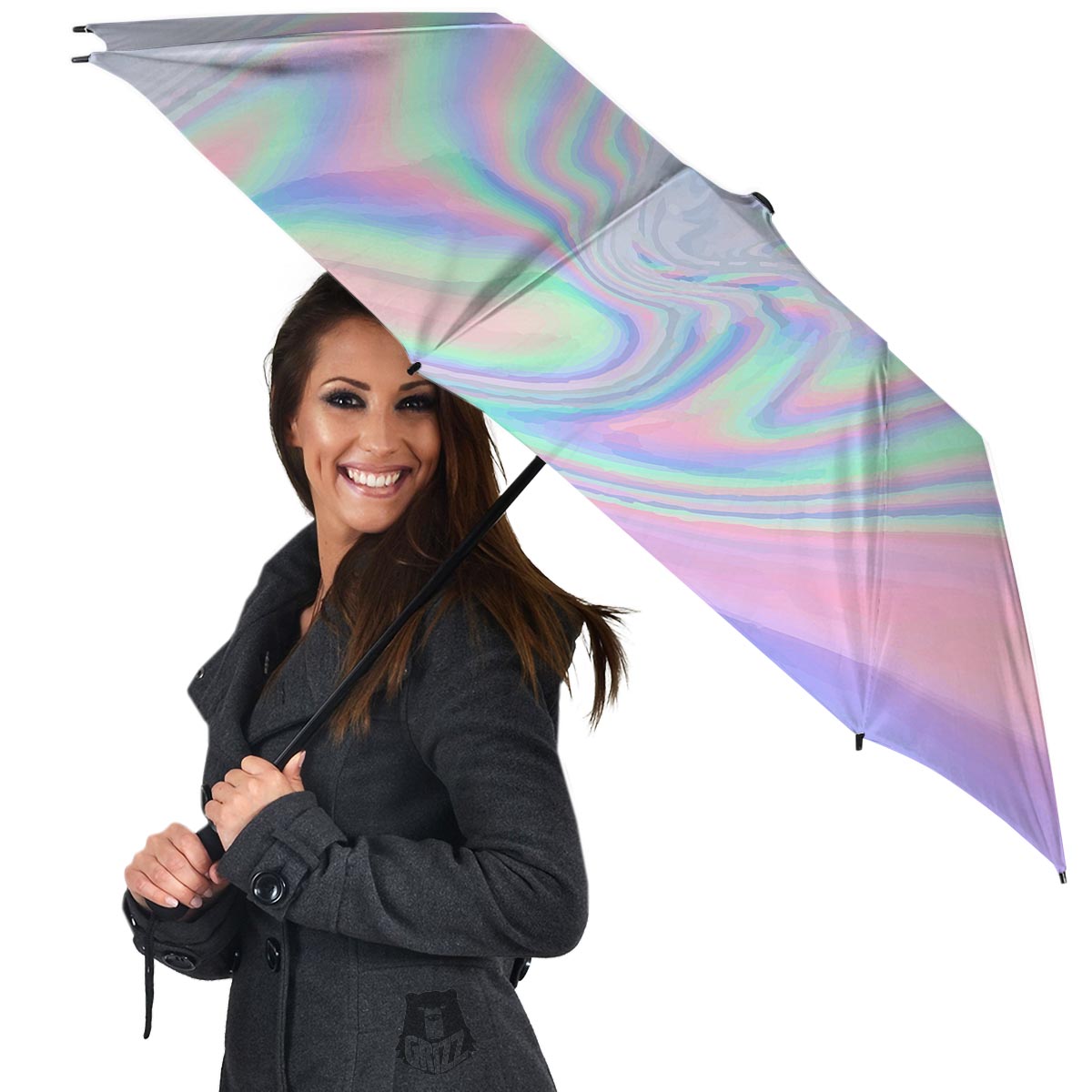 Holographic Abstract Umbrella-grizzshop