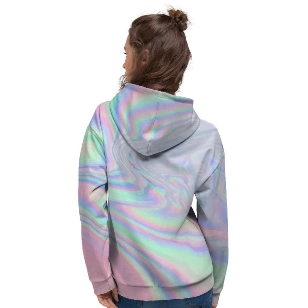 Holographic Abstract Women's Hoodie-grizzshop