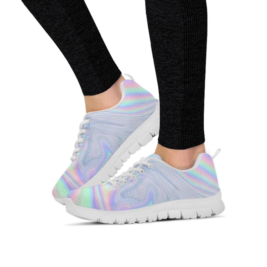 Holographic Abstract Women's Sneakers-grizzshop