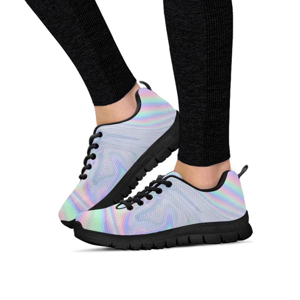 Holographic Abstract Women's Sneakers-grizzshop