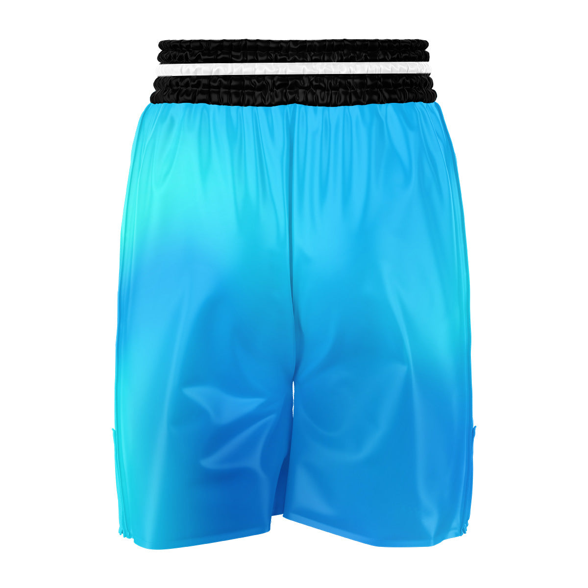 Holographic Blue Print Boxing Shorts-grizzshop