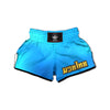 Holographic Blue Print Muay Thai Boxing Shorts-grizzshop