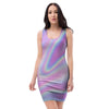 Holographic Bodycon Dress-grizzshop