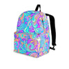 Holographic Floral Psychedelic Backpack-grizzshop