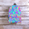 Holographic Floral Psychedelic Backpack-grizzshop