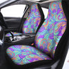 Holographic Floral Psychedelic Car Seat Covers-grizzshop