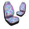 Holographic Floral Psychedelic Car Seat Covers-grizzshop