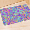 Holographic Floral Psychedelic Door Mat-grizzshop