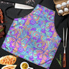 Holographic Floral Psychedelic Men's Apron-grizzshop