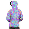 Holographic Floral Psychedelic Men's Hoodie-grizzshop