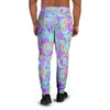 Holographic Floral Psychedelic Men's Joggers-grizzshop