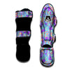 Holographic Floral Psychedelic Muay Thai Shin Guard-grizzshop