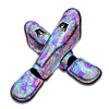 Holographic Floral Psychedelic Muay Thai Shin Guard-grizzshop