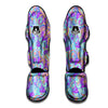 Holographic Floral Psychedelic Muay Thai Shin Guard-grizzshop