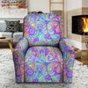 Holographic Floral Psychedelic Recliner Cover-grizzshop