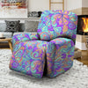 Holographic Floral Psychedelic Recliner Cover-grizzshop