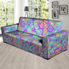 Holographic Floral Psychedelic Sofa Cover-grizzshop